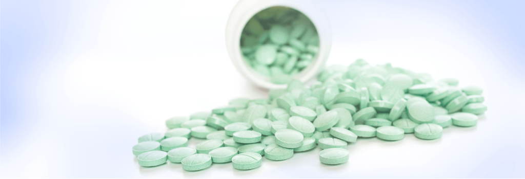 oral drug green pills